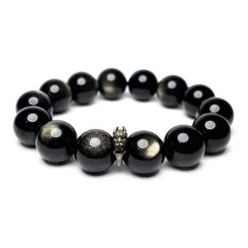 MOUNTAINS AND MANS Obsidian Bracelets Men's