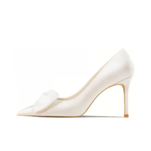 ROSE CASTLE High Heels Women's White