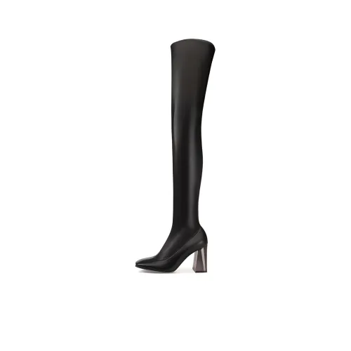 SERGIO ROSSI Over-The-Knee Boots Women's Black