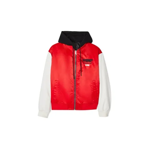 Cabbeen Puffer Jackets Men Red 44