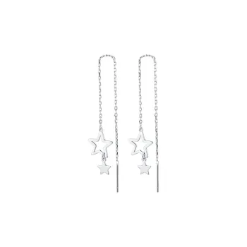AITAO 999 Fine Silver Drop Earrings Women's