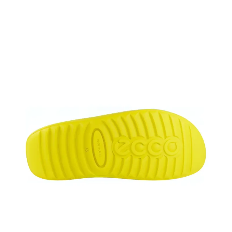 Ecco Cozmo Closed Toe Slippers Men's Yellow-3