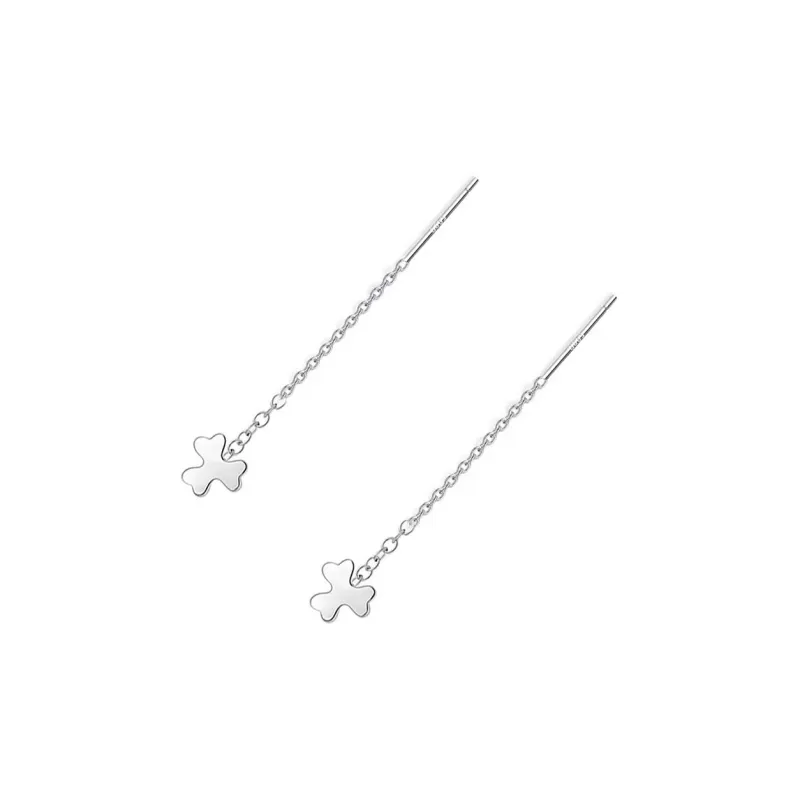 UTD S999 Silver Drop Earrings Women's-1
