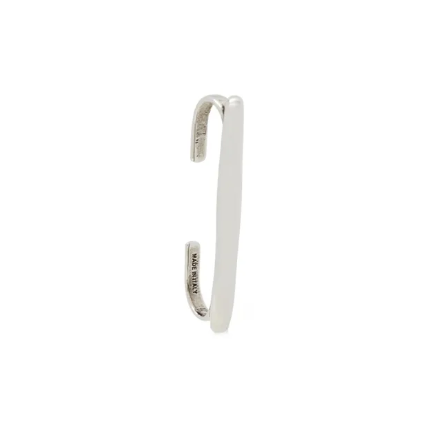 Alexander McQueen Brass Clip On Earrings Unisex-0
