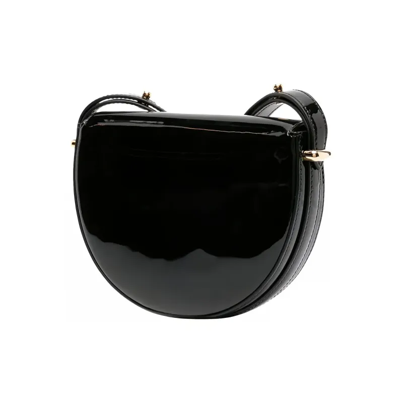 PRADA Patent Leather Crossbody Bag Shoulder Bag Women's Black-1
