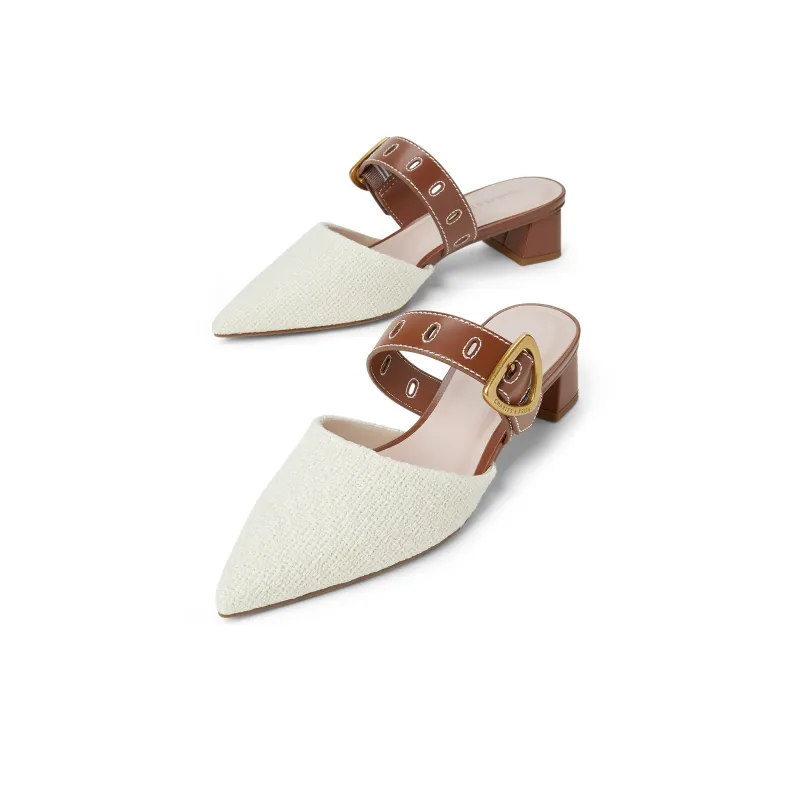 CHARLES&KEITH Composite Sole Closed Toe Slippers 3.6cm Women's-2