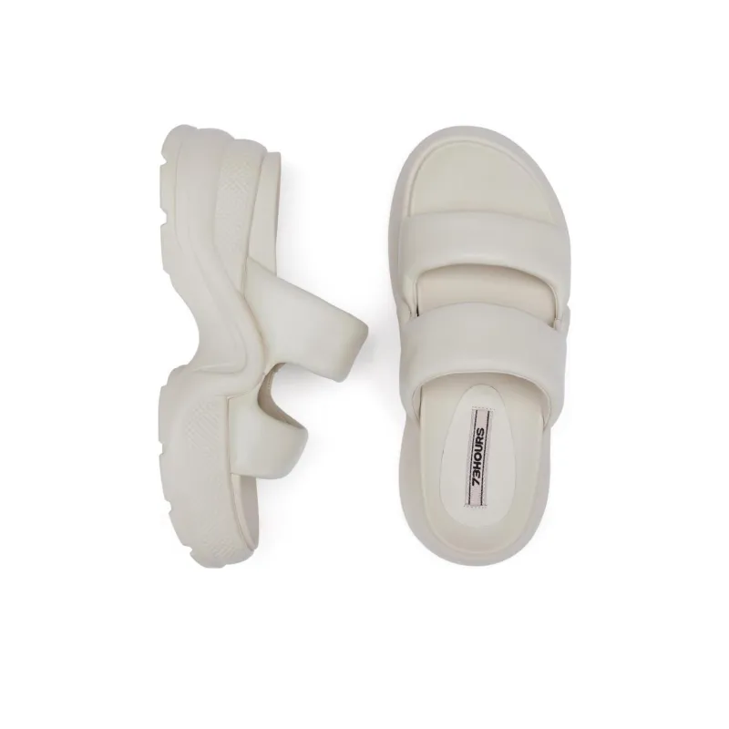 73Hours Slide Slippers Women's Black/Ecru-11