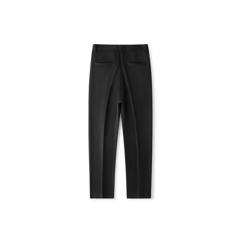 RICCIWEE Casual Pants Unisex Black-1