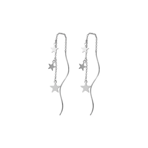 West Island Drop Earrings Women's Silver