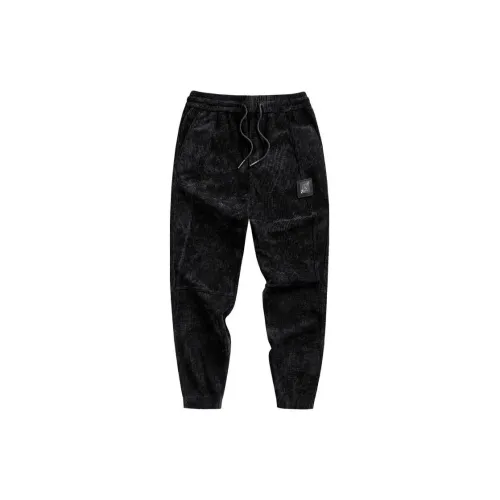 Cabbeen Casual Pants Men Coal Black