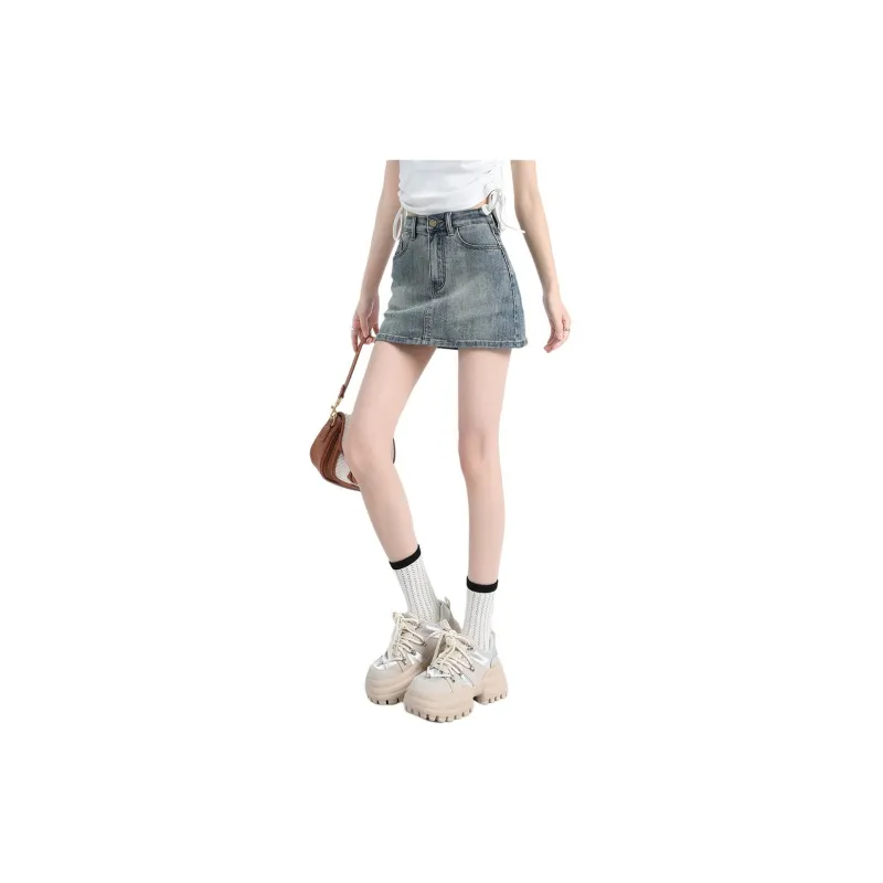 Spicy Gals Denim Short Skirts Women's-7