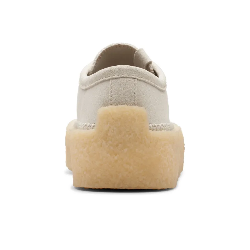 Clarks Low Top Skateboard Shoes Men's White-3