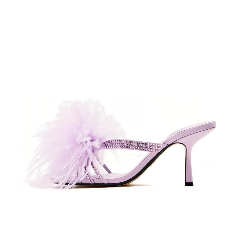ZARA Slide Slippers Women's Pink-0