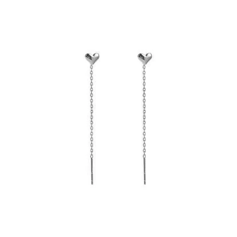 Beauty 925 Sterling Silver Drop Earrings Women's-0