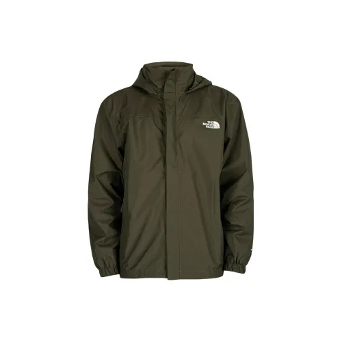 THE NORTH FACE Windbreaker Jackets Men Olive Green