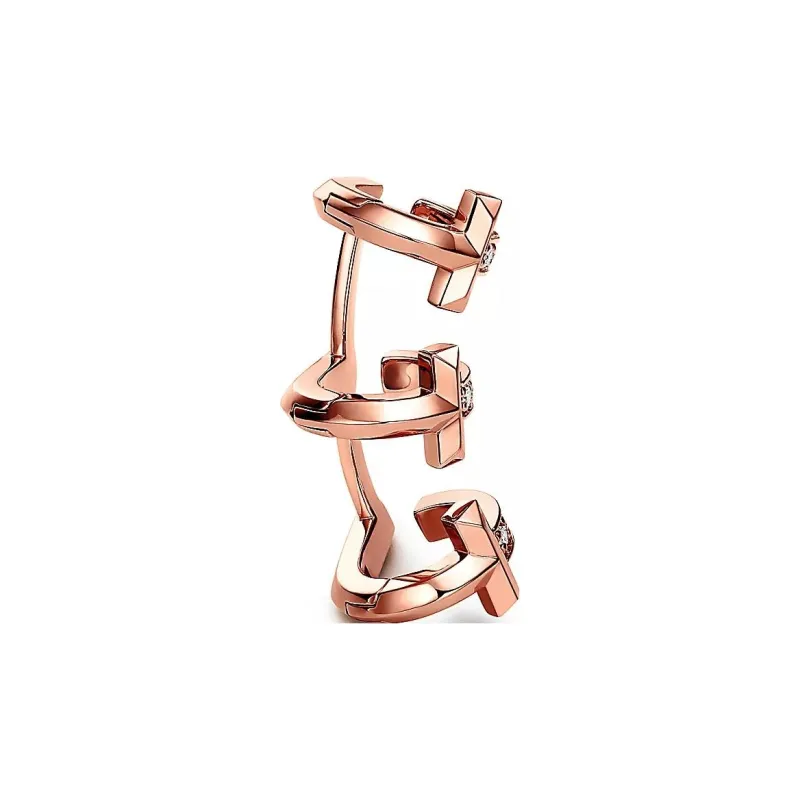 TIFFANY & CO. T Karat Gold Clip On Earrings Women's-1