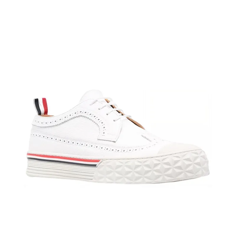 THOM BROWNE Tonal Brogue Sneakers-1