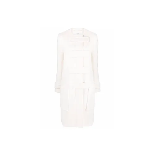 Burberry Coats Women's White