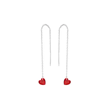 LIANDUO 925 Sterling Silver Drop Earrings Women's Good Luck