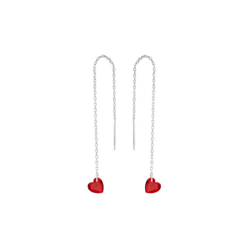 LIANDUO 925 Sterling Silver Drop Earrings Women's Good Luck-0