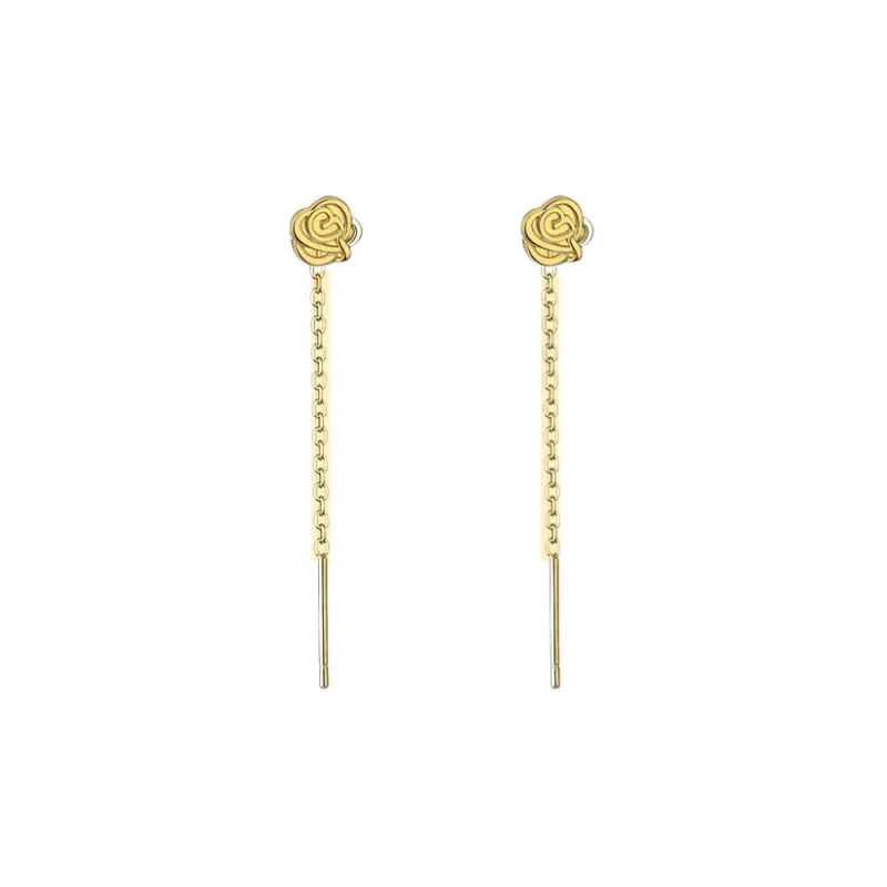 AITAO 999 Fine Silver Drop Earrings Women's-1