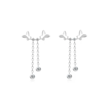 7℃ S925 Silver Drop Earrings Women's