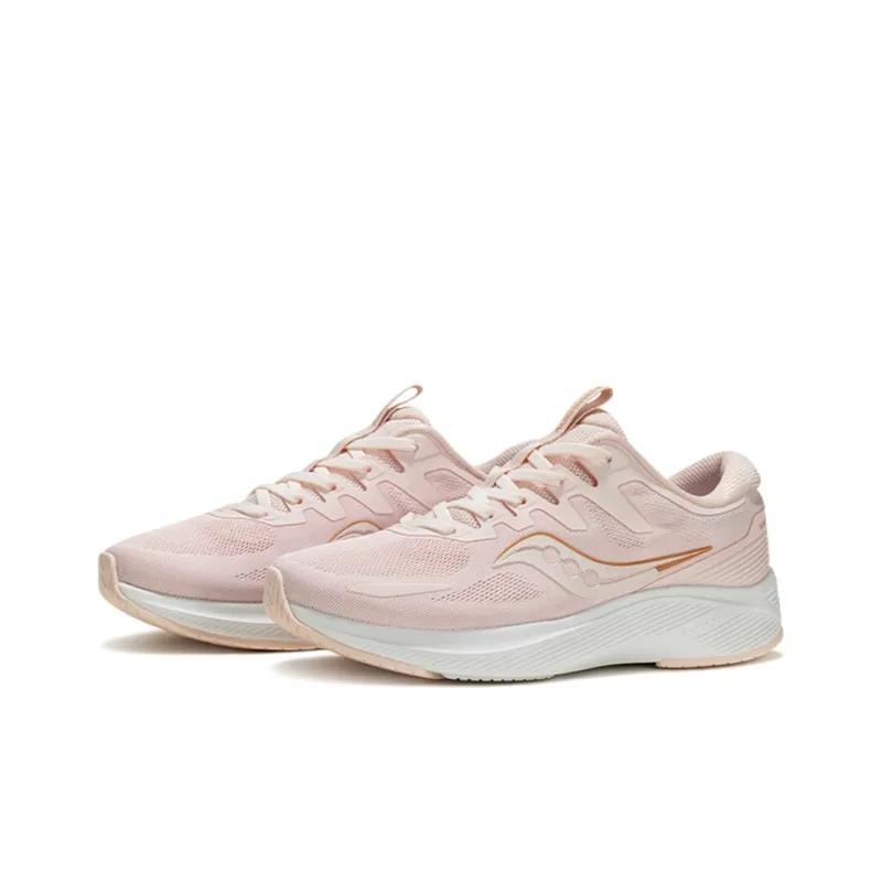 Saucony Lancer Cushioning, Slip Resistant, And Breathable Low Top Casual Running Shoes Women's Pink-2