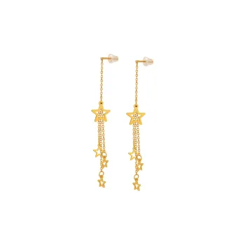 OQD Elegance Vintage Inspired Gentle Individual Drop Earrings Women's