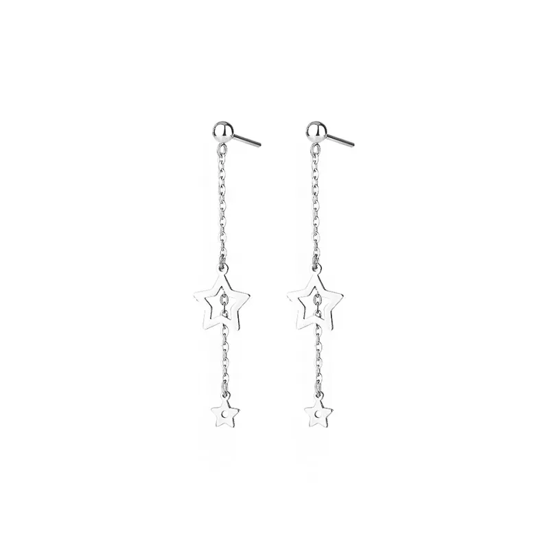 TRVMOE 999 Fine Silver Drop Earrings Women's-0