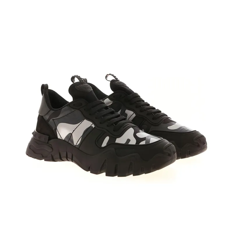 Valentino Rockrunner Plus 'Camo -Black Silver'-2