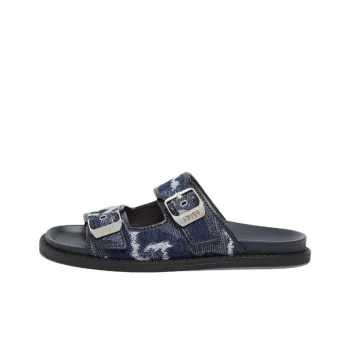 FENDI Feel Slide Slippers Men's Blue