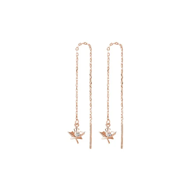 LISM S999 Fine Silver Drop Earrings Women's-3