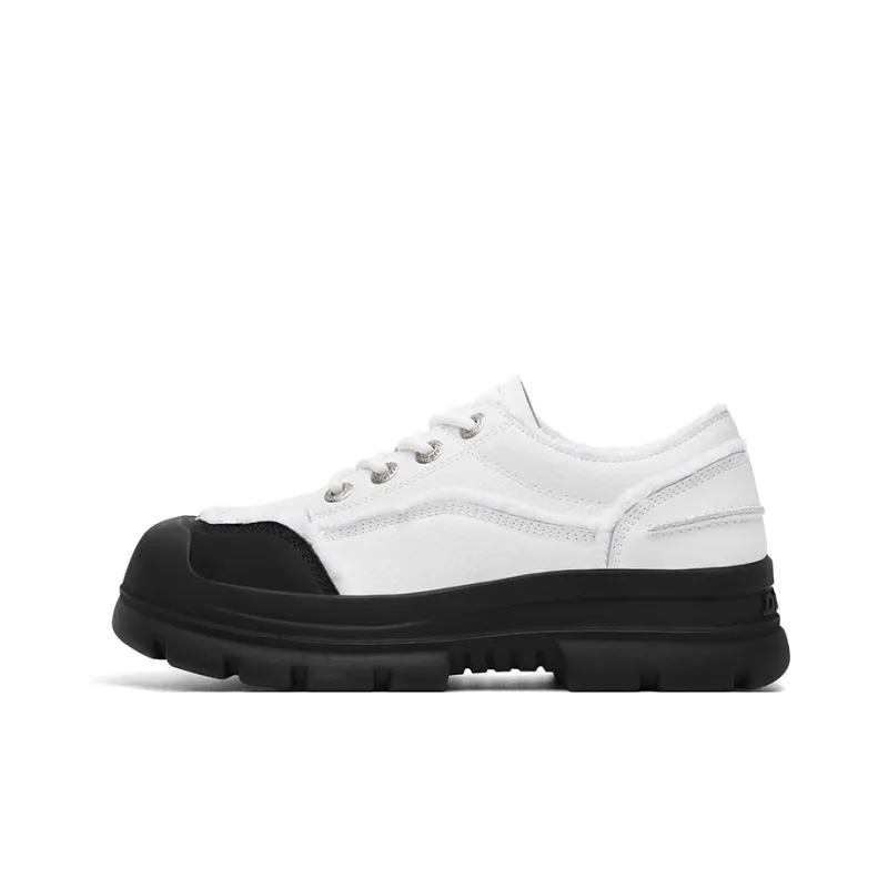 Dickies Low-Top Casual Shoes Women's White Black-0