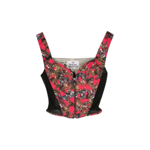 Vivienne Westwood Crazy Orb-print Corset Top