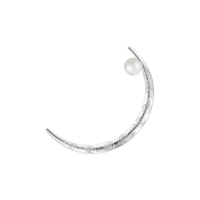 LILY&LOTTY Pearl Hairpins Women's Silver-0