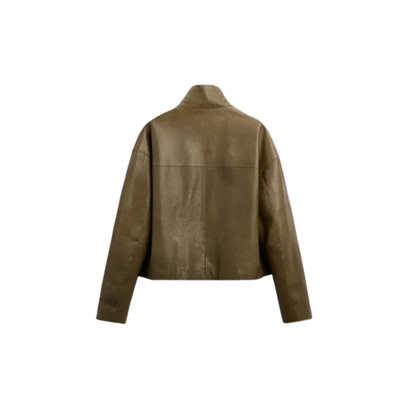 ZARA Jackets Coats Men's Dark Olive Green-1