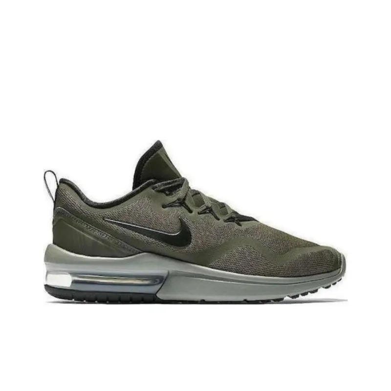 Nike Durable Breathable Low Top Running Shoes Men's Green-1