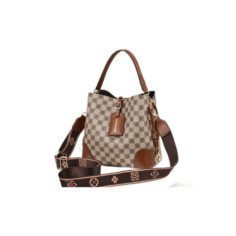 Weymond PU Shoulder Bag Crossbody Bag Handbags Medium Size Women's Coffee/Brown/Earth Yellow-5