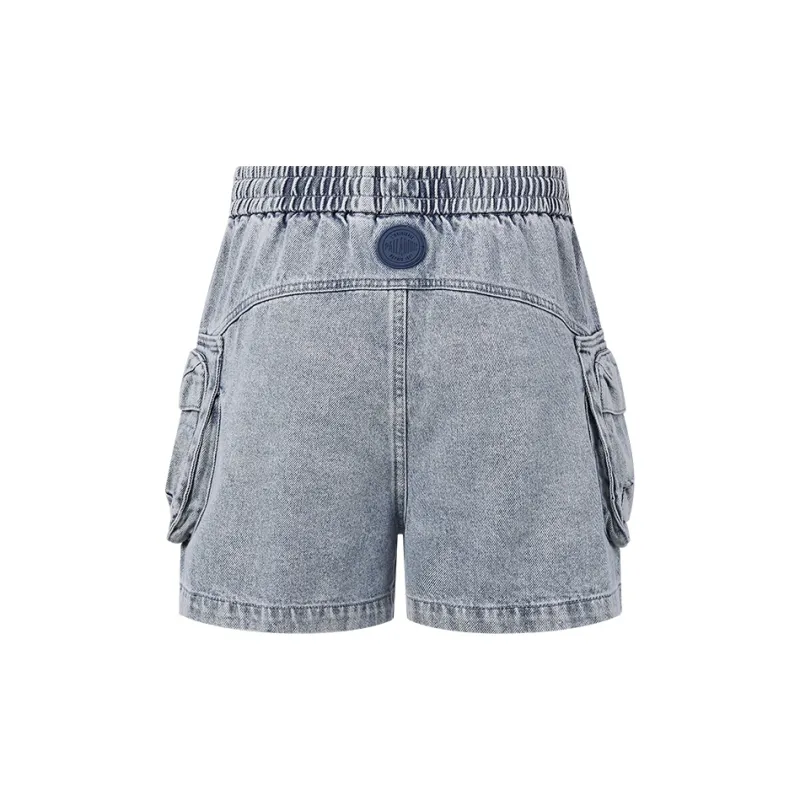 Palladium Denim Shorts Unisex Dark Color Denim-1