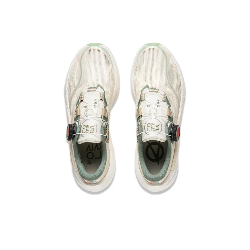 LiNing Furious Rider 7.0 PRO V2 Low Top Running Shoes Men's Beige Green-3