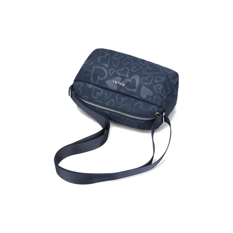 FIDO DIDO Oxford Small Square Bag Shoulder Bag, Crossbody Bag Women's Blue-3