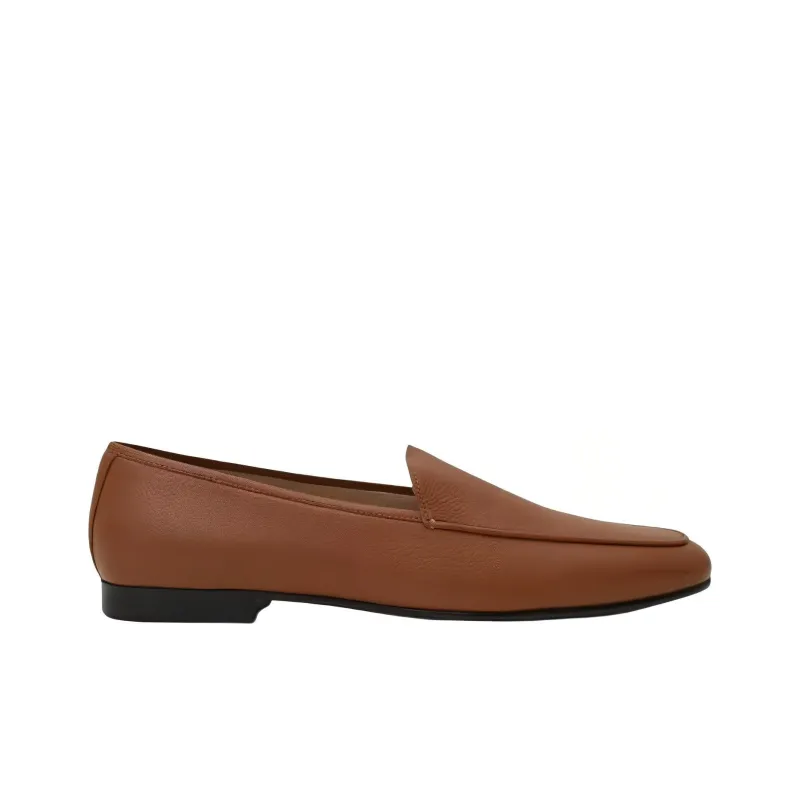 12 STOREEZ Grained texture Leather Loafers Women's-1