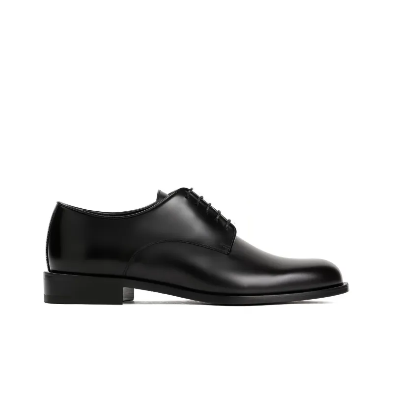 GIORGIO ARMANI Leather Derby Shoes-1