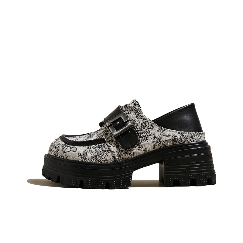 SNOWELF Loafers Women's Ecru/Beige/Black-0