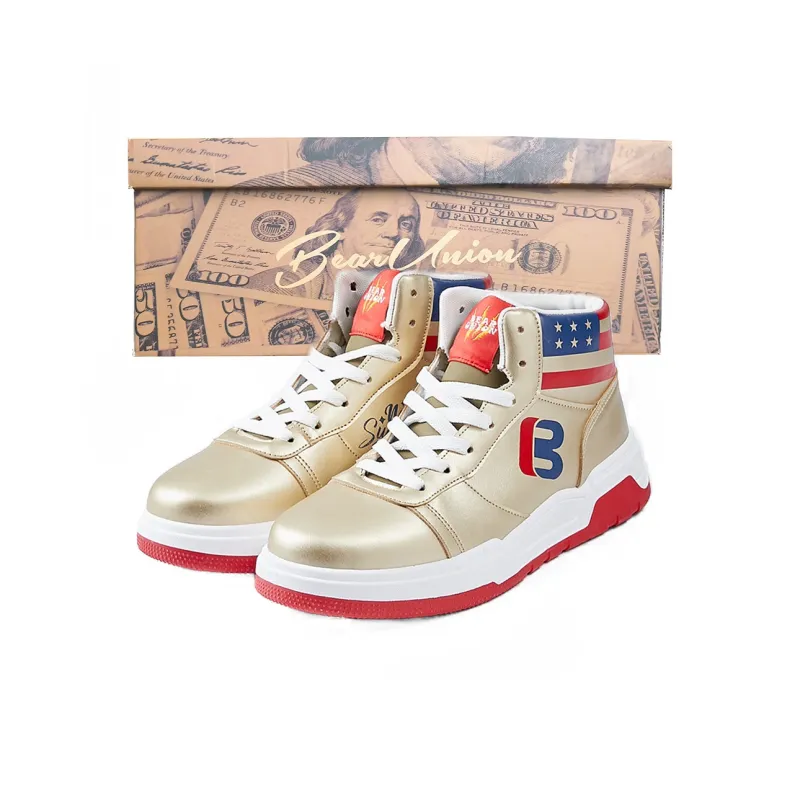 BEAR UNION Cushioning Anti Slip Wear Resistant Water Resistant Coverage High Top Basketball Shoes Unisex-4