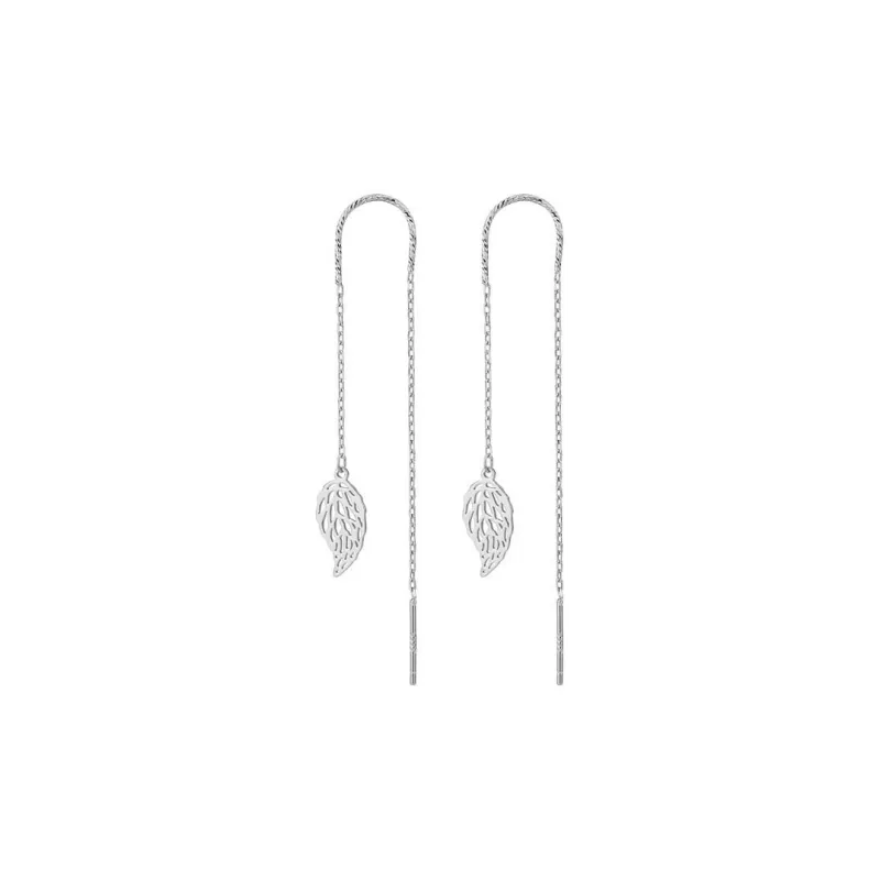 AITAO 999 Fine Silver Drop Earrings Women's-2