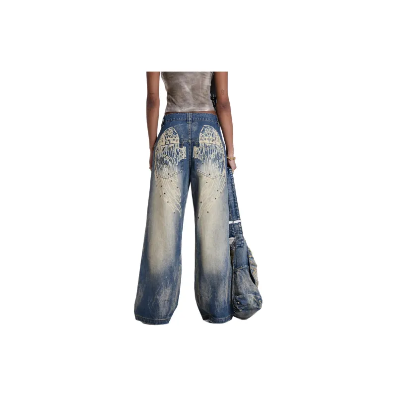 Jaded London Jeans Unisex Blue-1