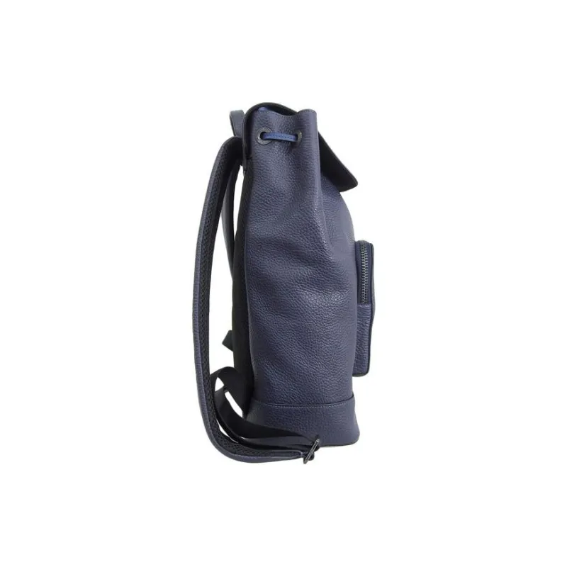 COACH Turner Cow Leather Backpack Large Size Men's Charcoal Gray-2