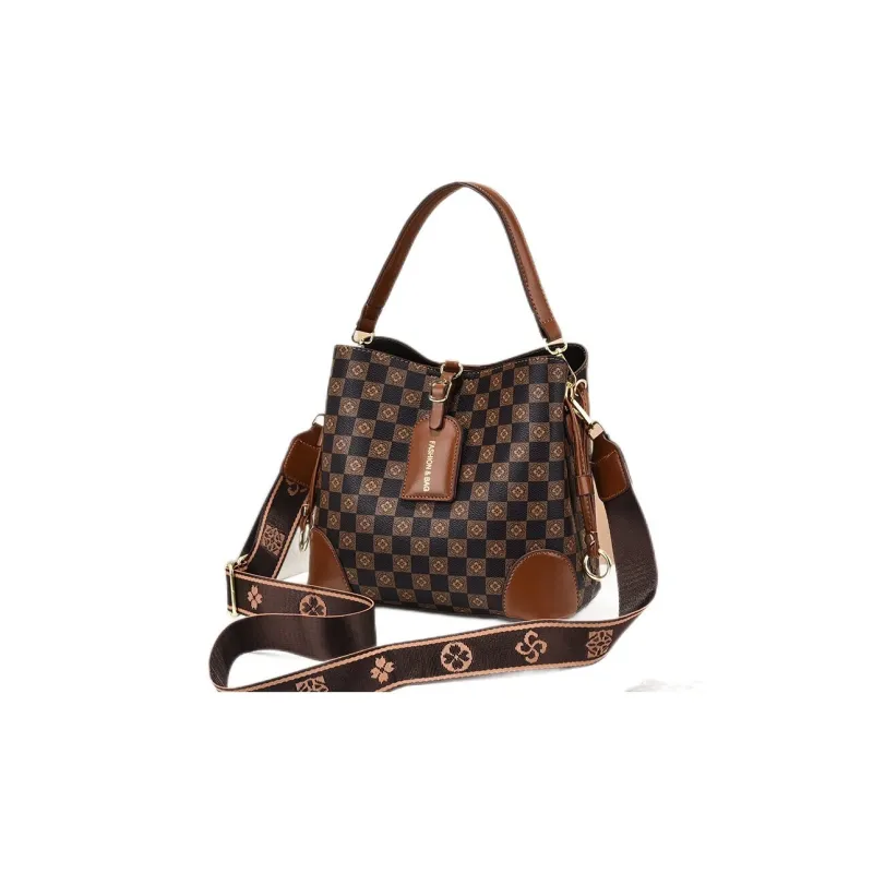 Weymond PU Shoulder Bag Crossbody Bag Handbags Medium Size Women's Coffee/Brown/Earth Yellow-0