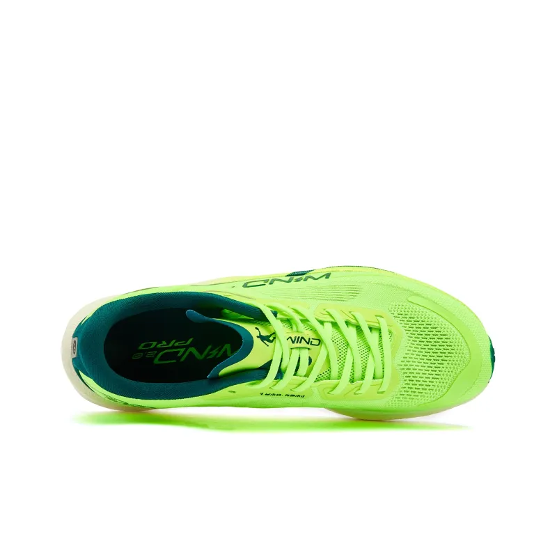 QIAODAN Strong Winds 2.0 PRO Running Shoes Men Low Top Flying Shadow Green Abyss Green-3